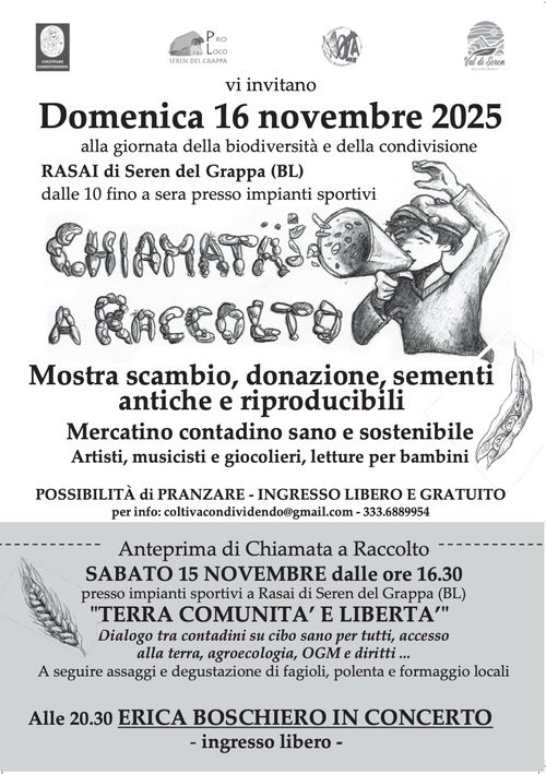 CHIAMATA A RACCOLTO - coltivare condividendo 