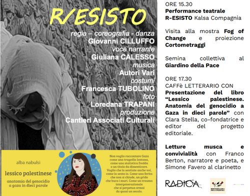 [CREARE LA PACE] riflessione teatro poesia arte e socialità