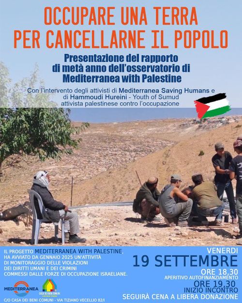 OCCUPARE UNA TERRA PER CANELLARNE IL POPOLO