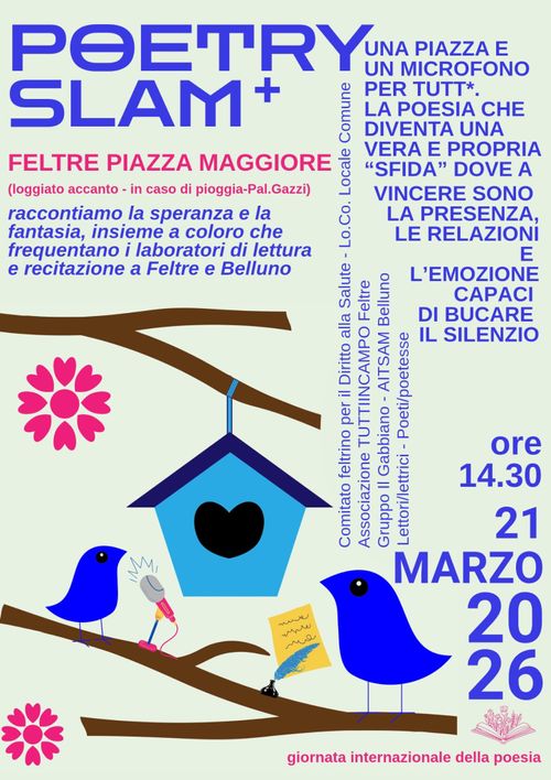 Pietre Slam+: una piazza e un microfono per tuttə!