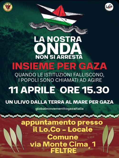 La nostra onda non si arresta, per la Freedom Flotilla